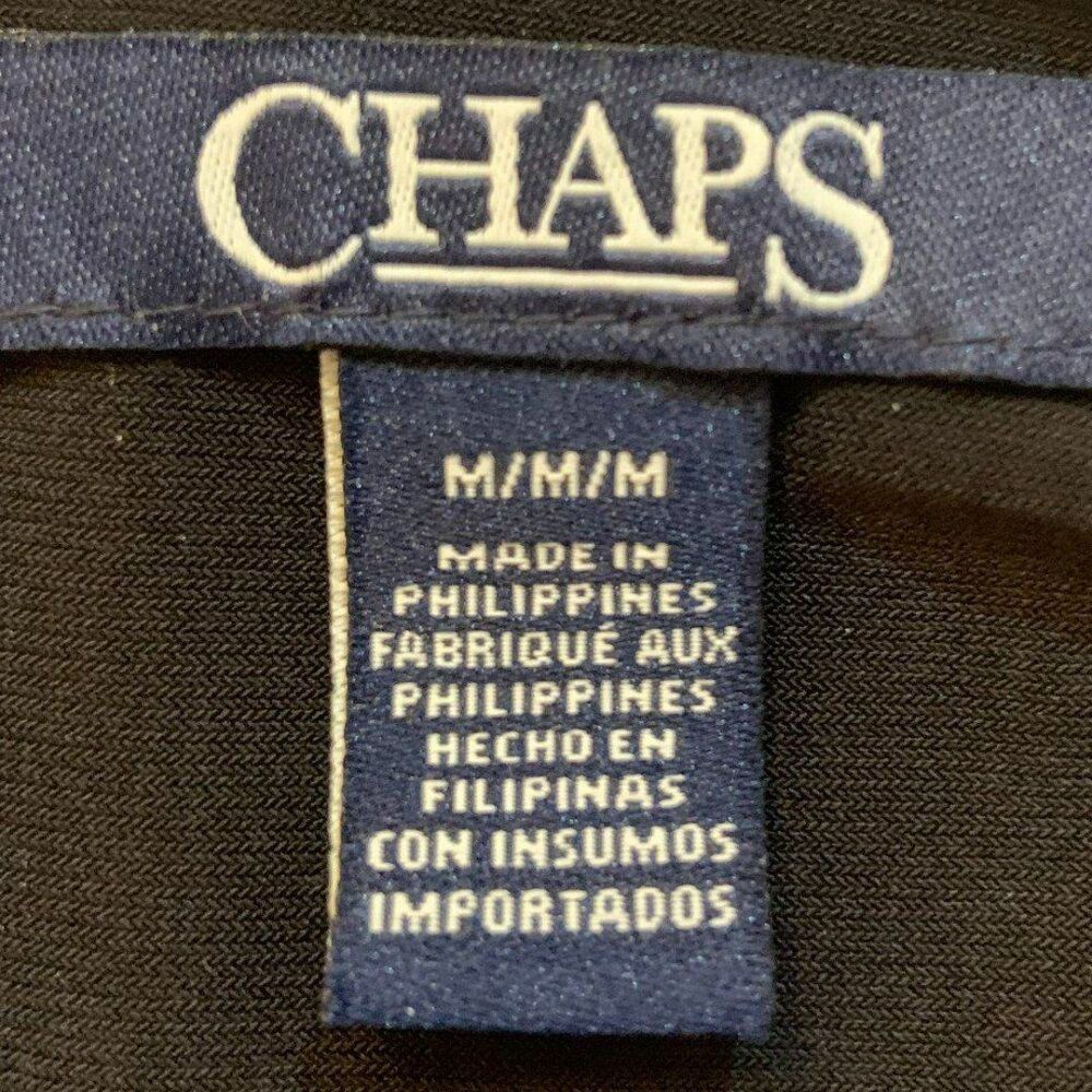 Chaps Sleeveless V-Neck Black Dress Size 6 - Picture 6 of 8